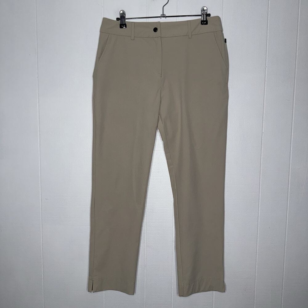 Abendroth Women’s Peggy Crop Golf Pant Khaki Beige Size 8